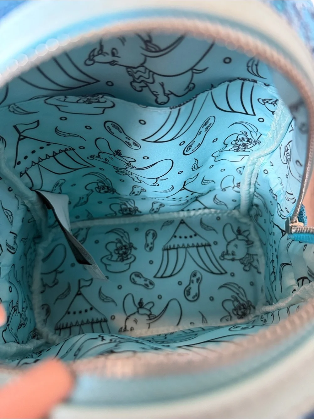 Loungefly Turquoise Sequin Dumbo Backpack